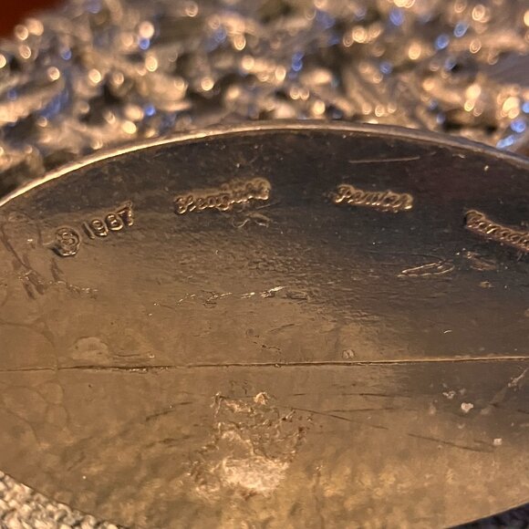 Vintage Seagull Pewter Christmas Tree w Musical Instruments - Picture 7 of 7